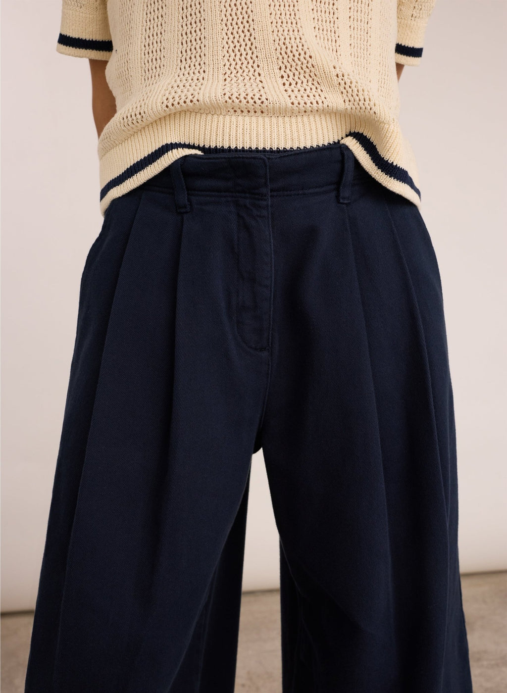 Emil Organic Cotton Culottes - Classic Navy Baukjen