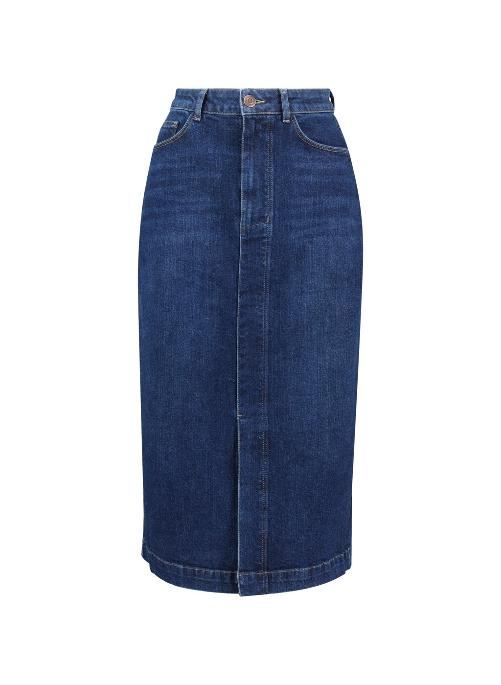 Emilia Organic Skirt - Dark Indigo Baukjen