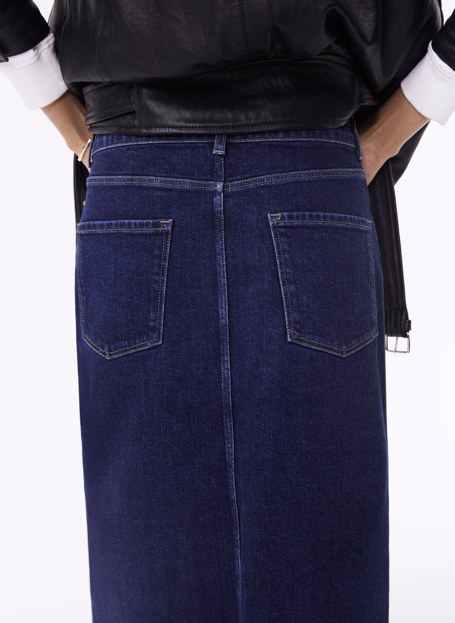 Emilia Organic Skirt - Dark Indigo Baukjen