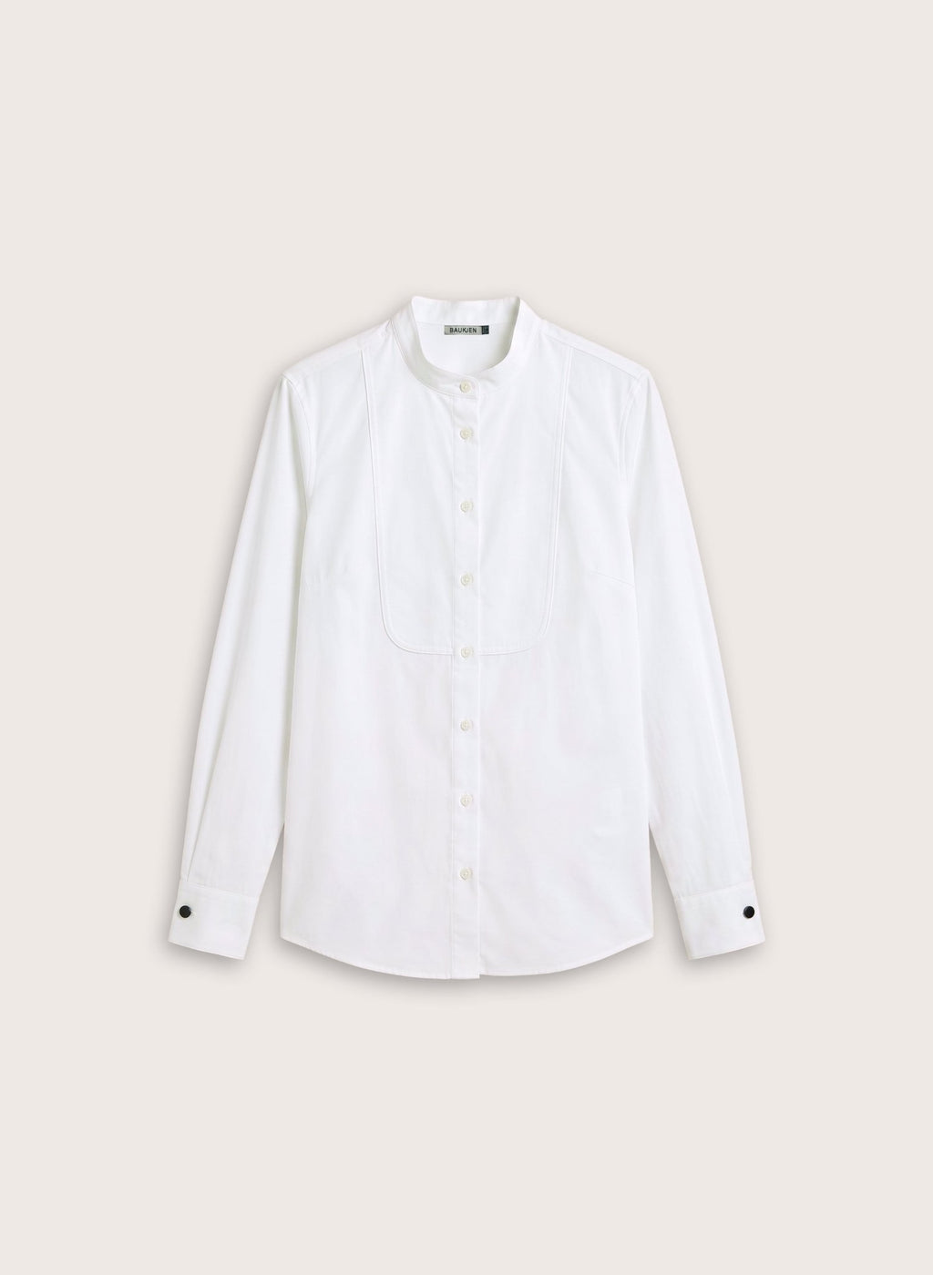 Erika Tuxedo Shirt - White Baukjen