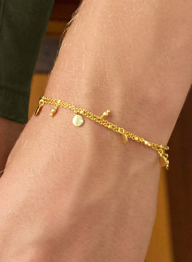 Erna Layered Bracelet - Gold Baukjen
