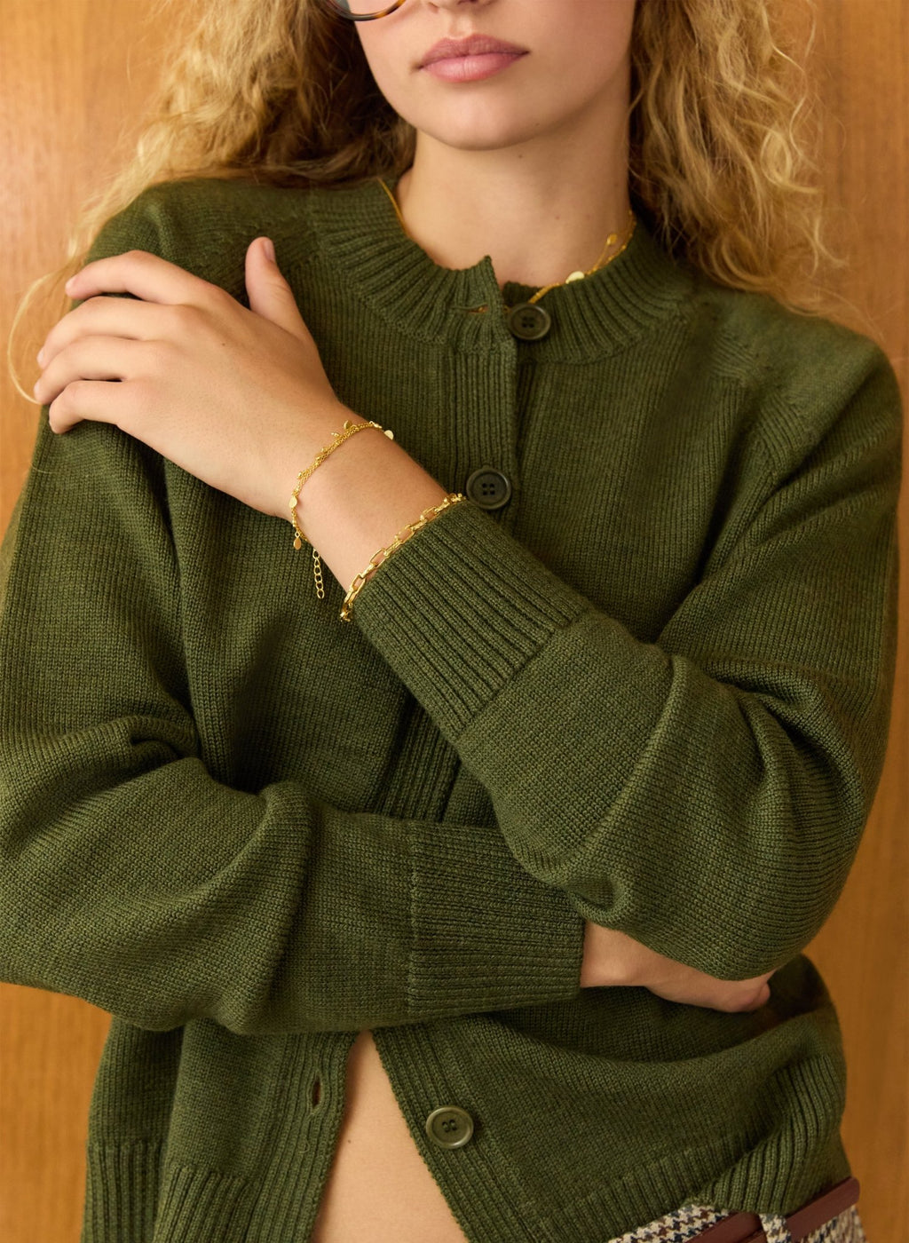 Erna Layered Bracelet - Gold Baukjen