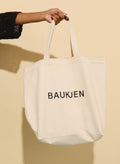 Esma Denim Tote Bag - Natural & Black Baukjen