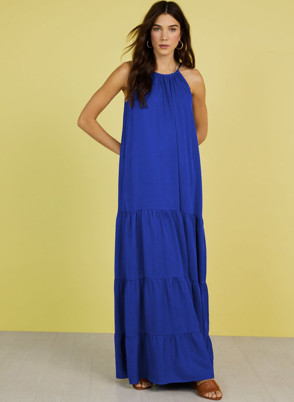Everly Dress with TENCEL™ - Royal Blue Baukjen