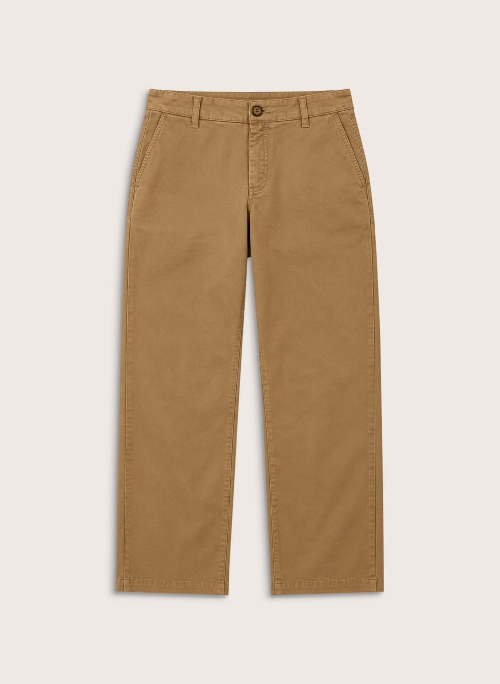 Finn Wide Leg Trousers - Taupe Baukjen