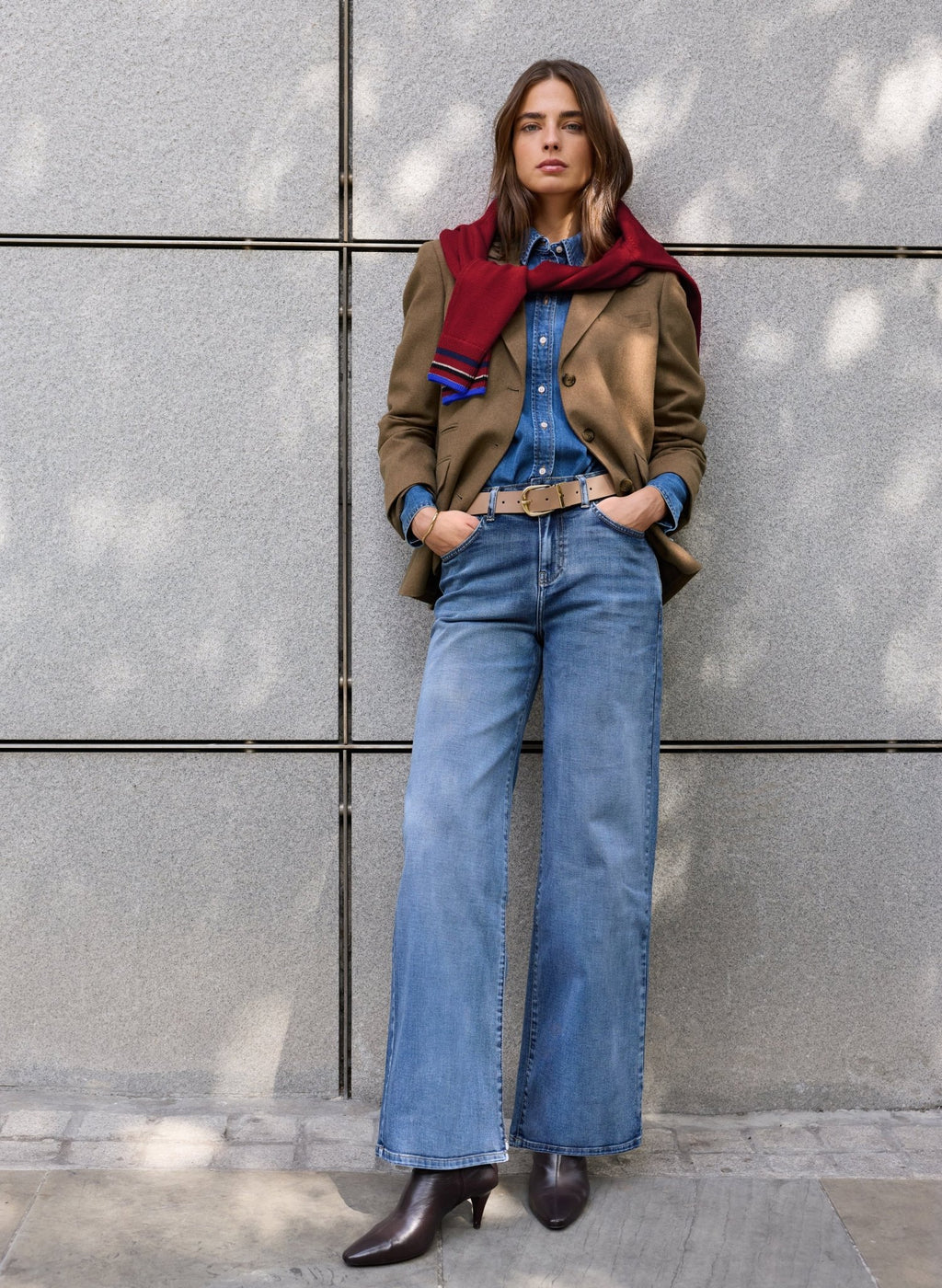 Georgie Oversized Blazer - Camel Baukjen