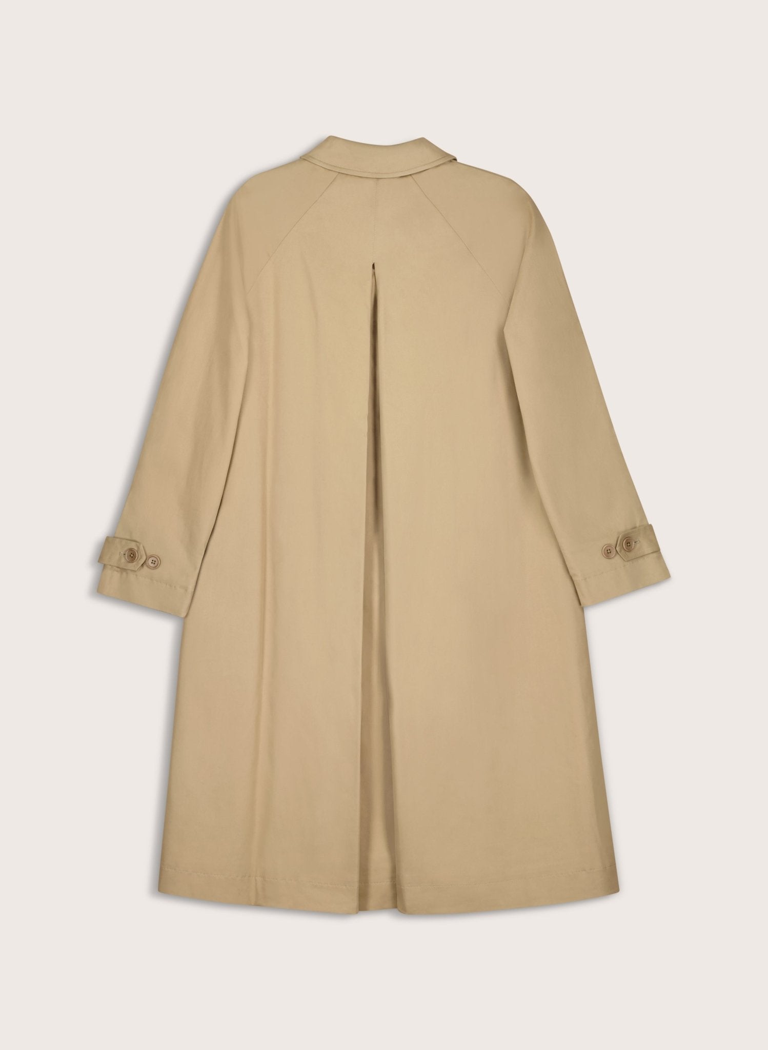 Hazel Organic Cotton Mac Coat - Sand Baukjen