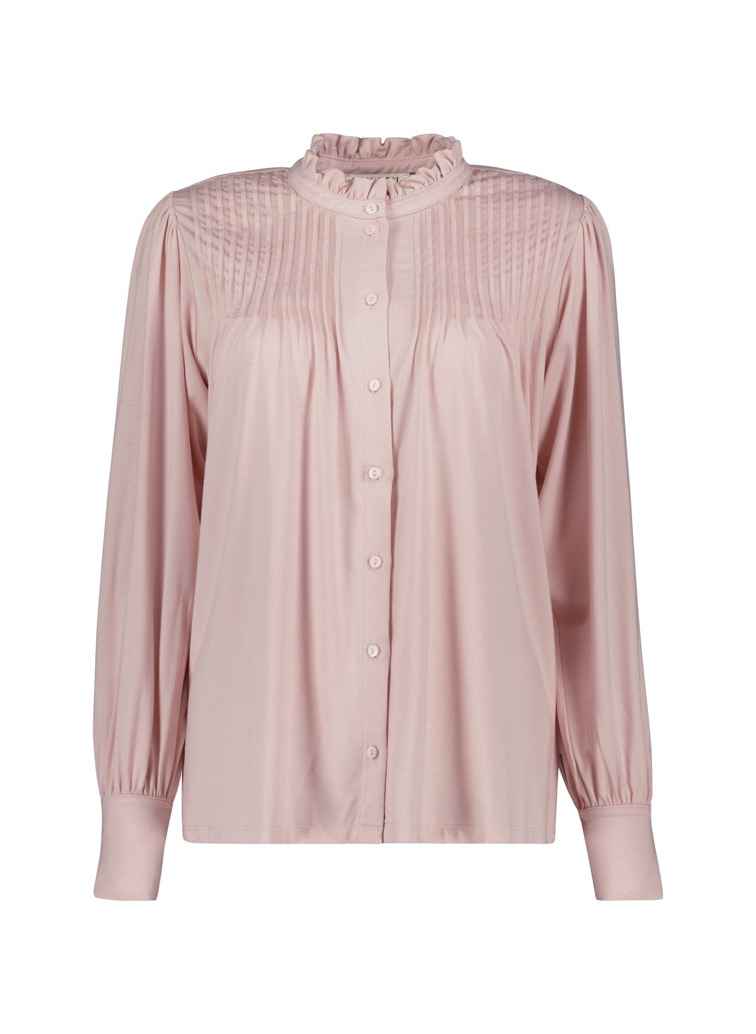 Imken Long Sleeve Blouse - Powder Pink Baukjen