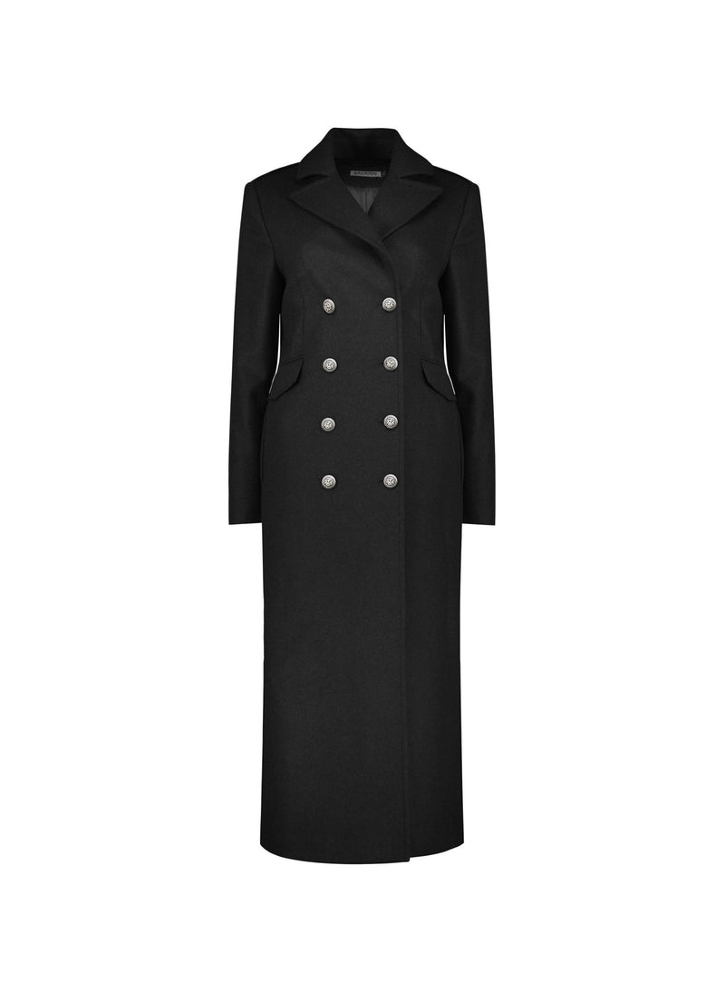 Inge Recycled Coat - Caviar Black Baukjen