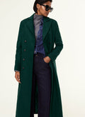 Inge Recycled Coat - Pine Green Baukjen