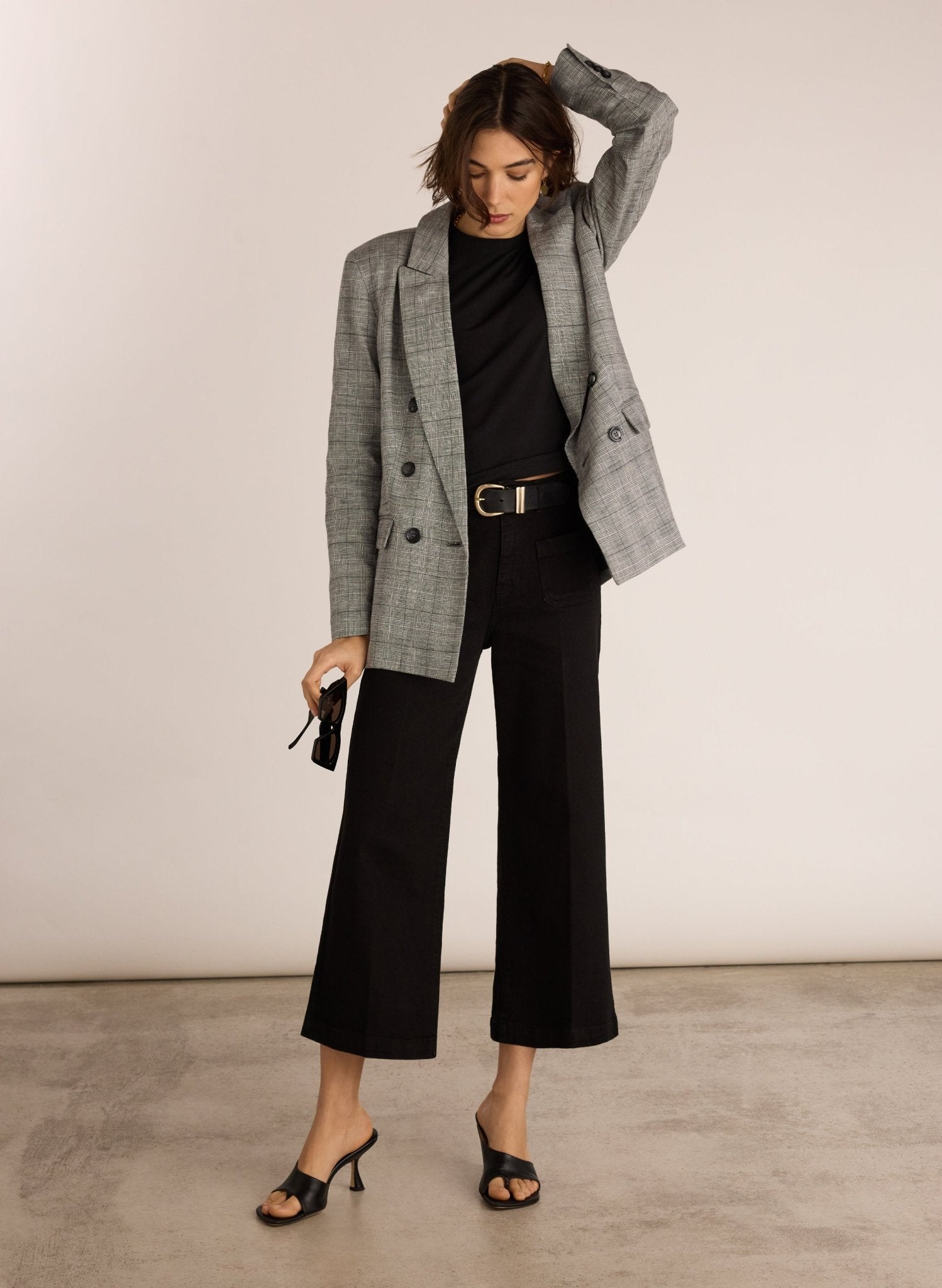 Jena Organic Wide Crop Jeans