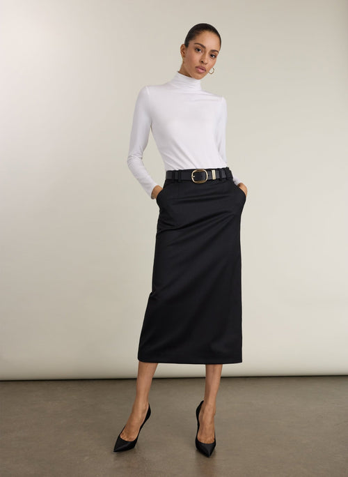 Jules Pencil Skirt - Black Baukjen