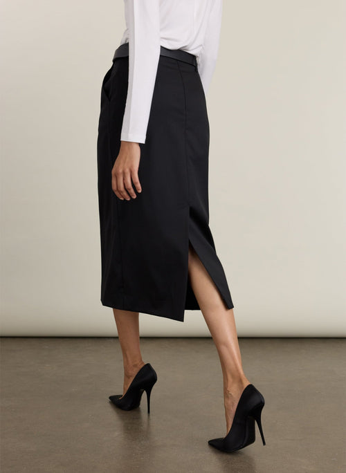 Jules Pencil Skirt - Black Baukjen