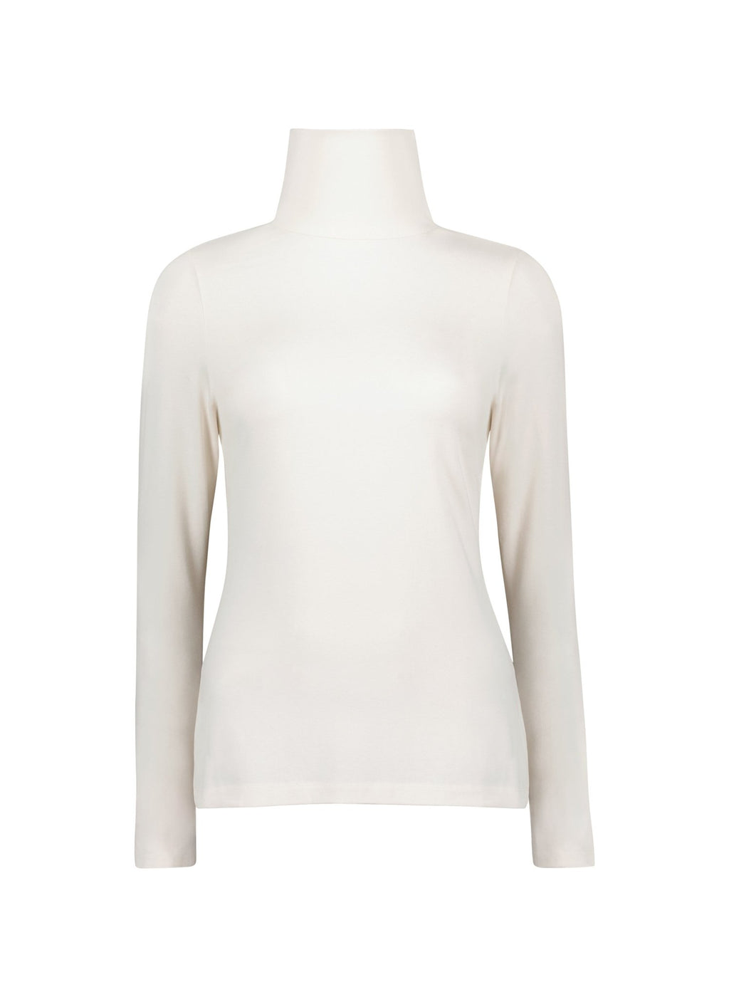 Julie Turtleneck Top - Cream Baukjen