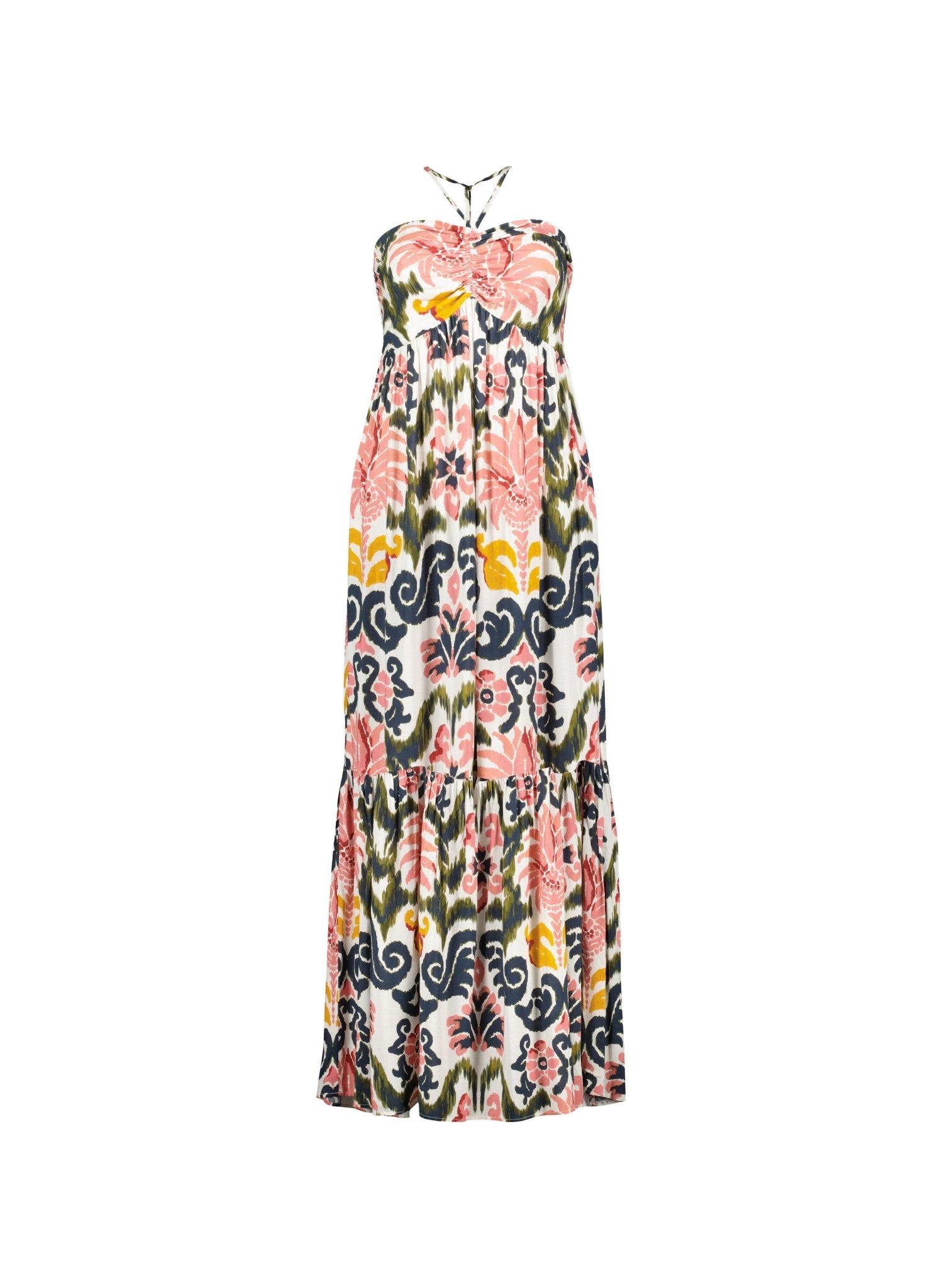 Kamari Dress - Coral Palm Baukjen