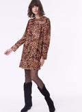 Kirsten Dress with LENZING™ ECOVERO™ - Burgundy Animal Baukjen