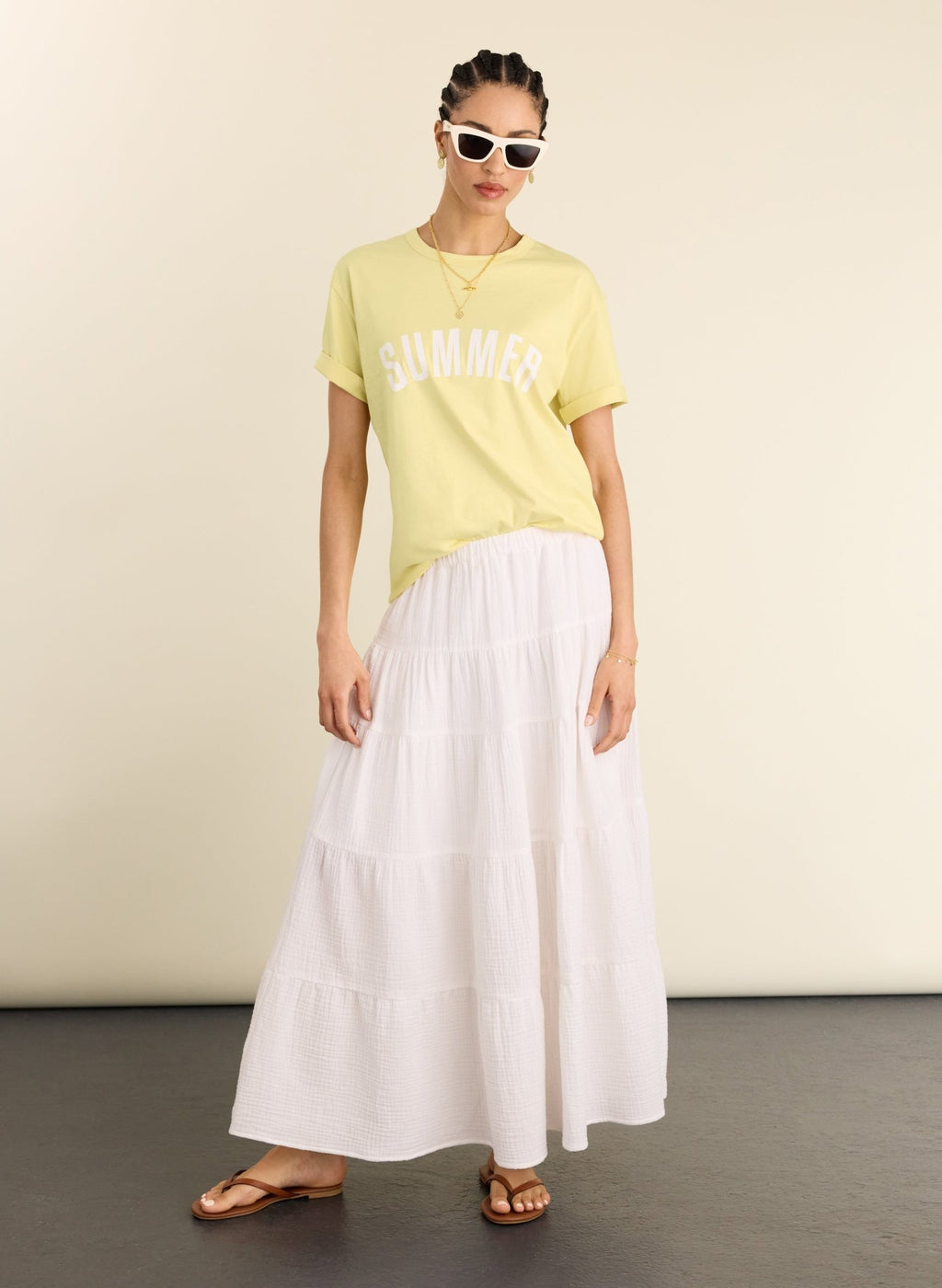 Kit Organic Cotton Tee - Butter Yellow Baukjen