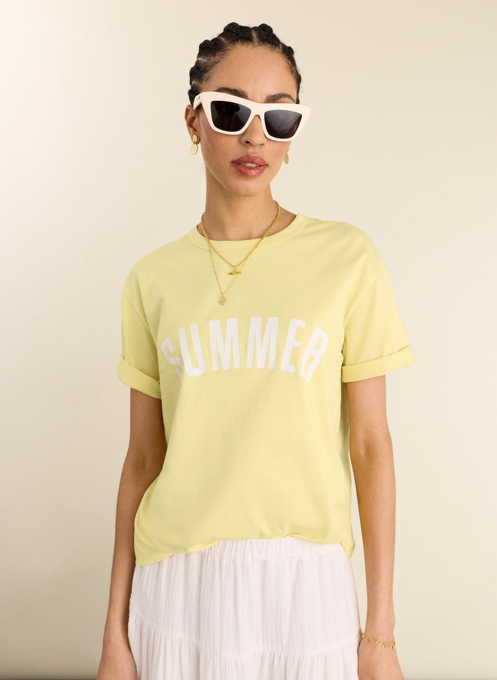 Kit Organic Cotton Tee - Butter Yellow Baukjen