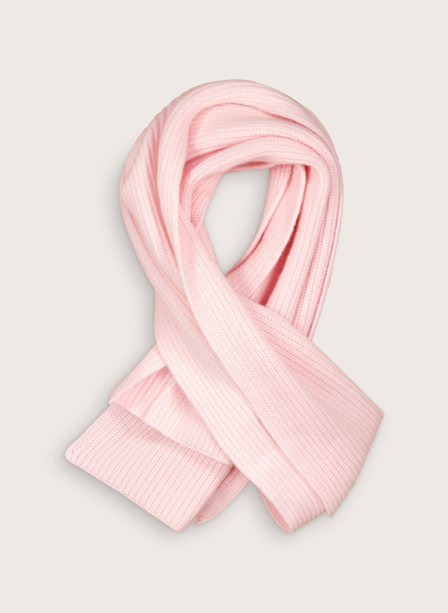 Laura Wool Blend Scarf - Powder Pink Baukjen