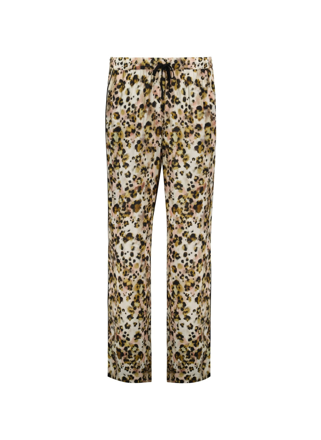 Lauren Printed Wide Leg Trousers - Brown Cheetah Baukjen
