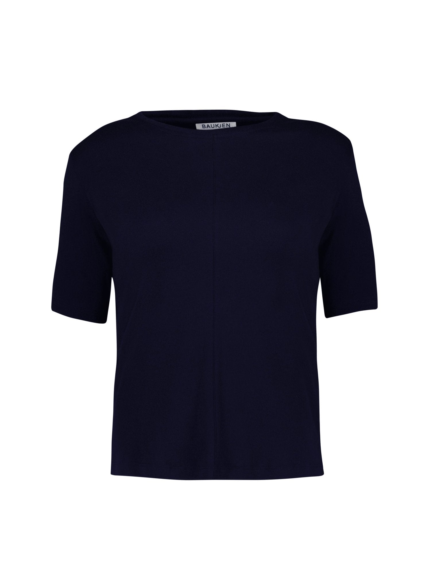 Liljana Regenerative Cotton Slim Tee - Classic Navy Baukjen