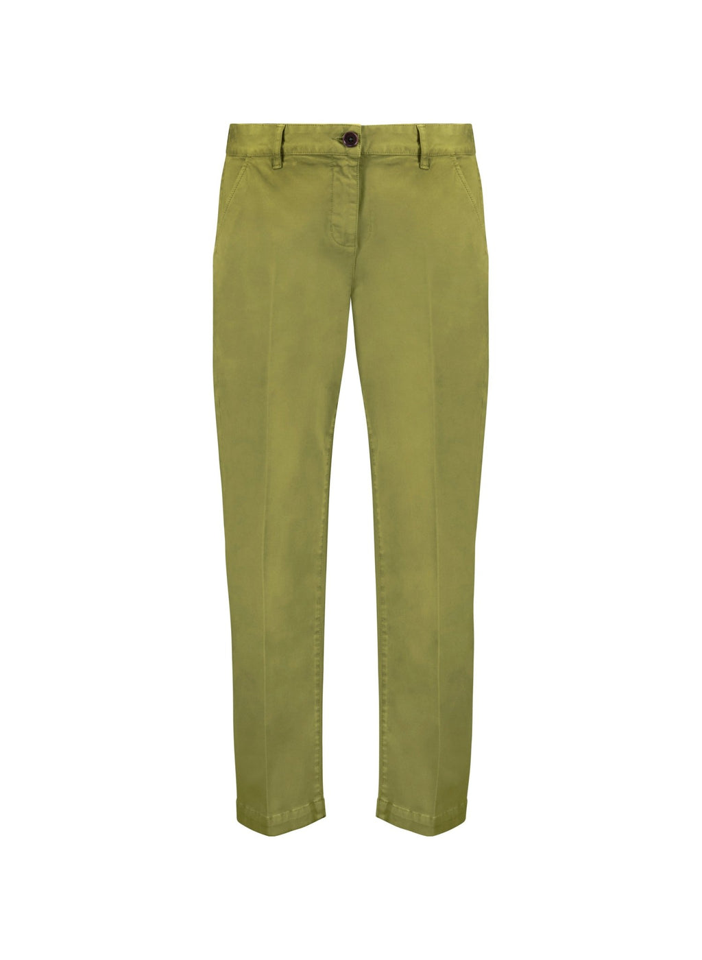 Linnea Organic Cotton Chinos - Light Olive Baukjen