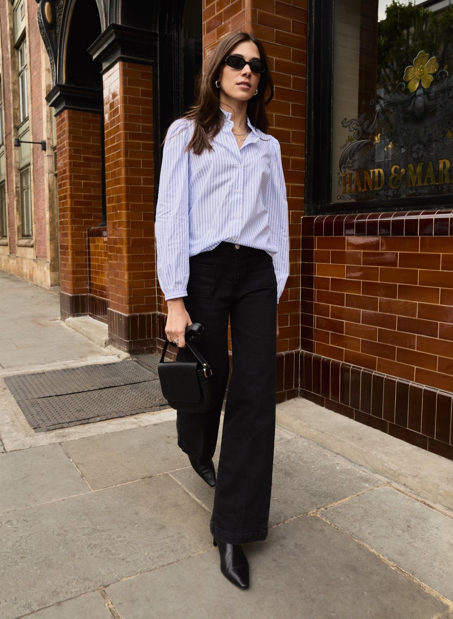 Lou Organic Cotton Stretch Jeans - Caviar Black Baukjen