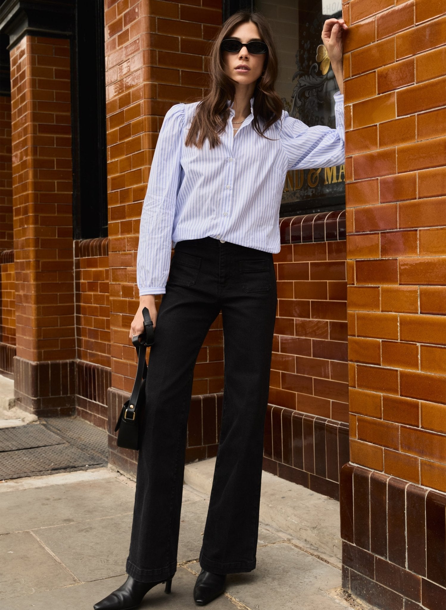 Lou Organic Cotton Stretch Jeans - Caviar Black Baukjen