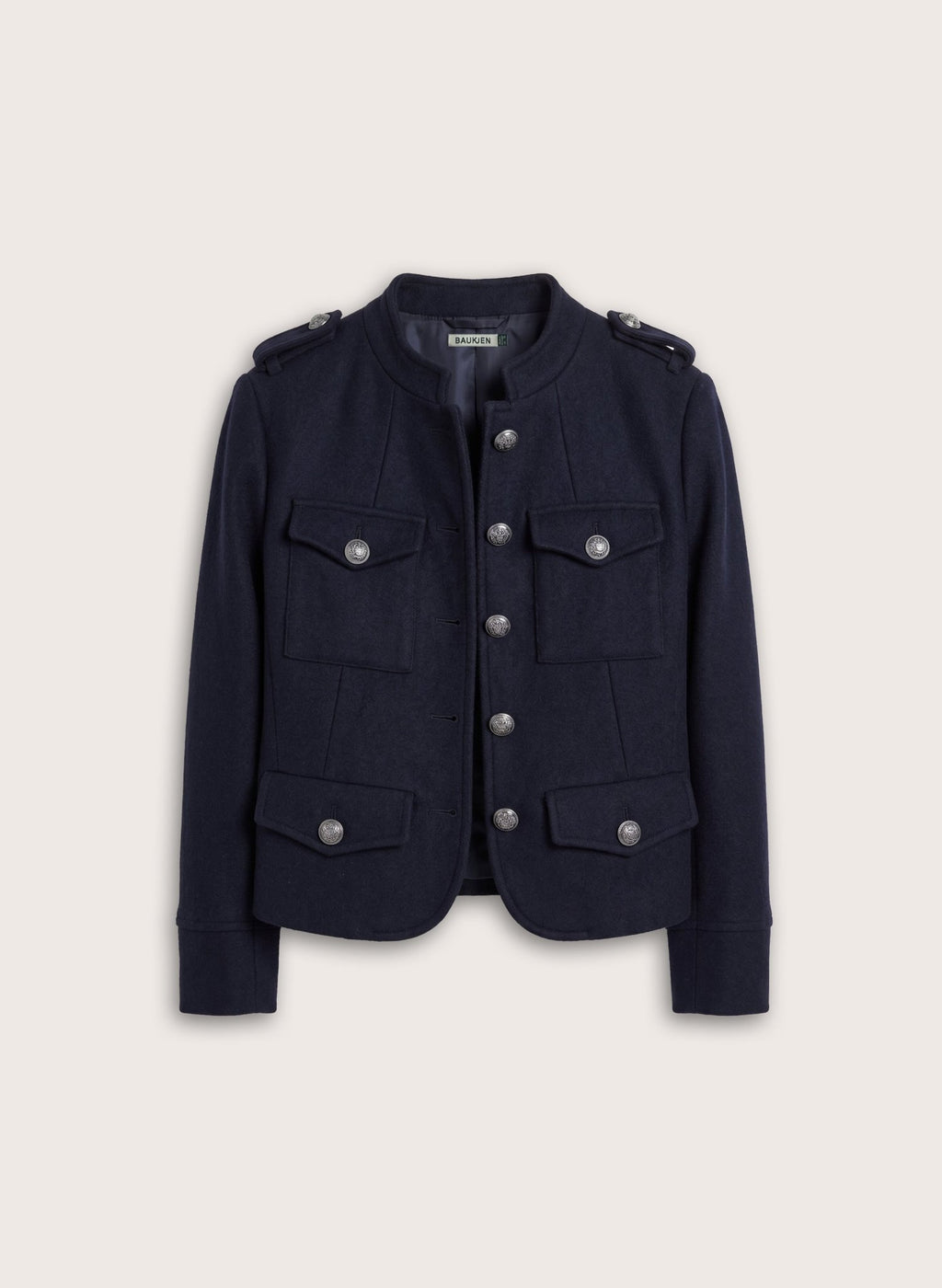 Lowry Military Jacket - Navy Baukjen