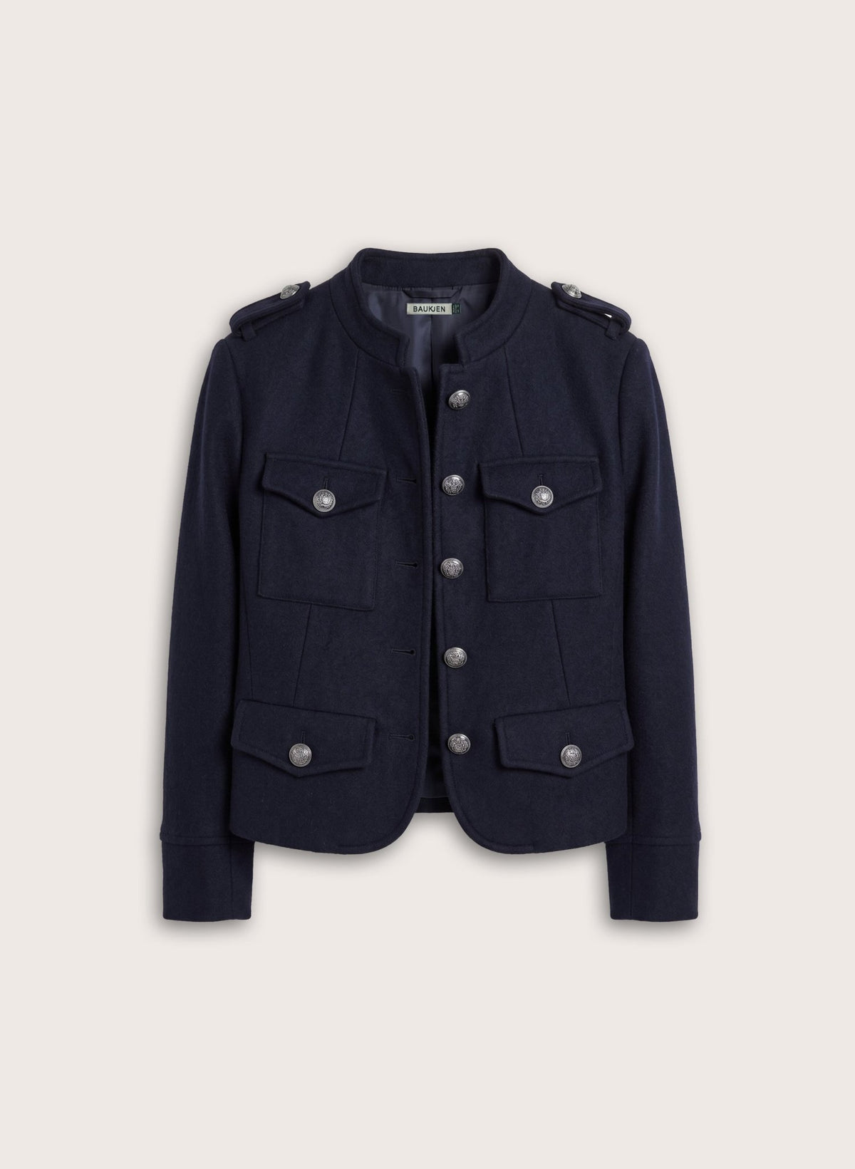 Lowry Military Jacket - Navy Baukjen