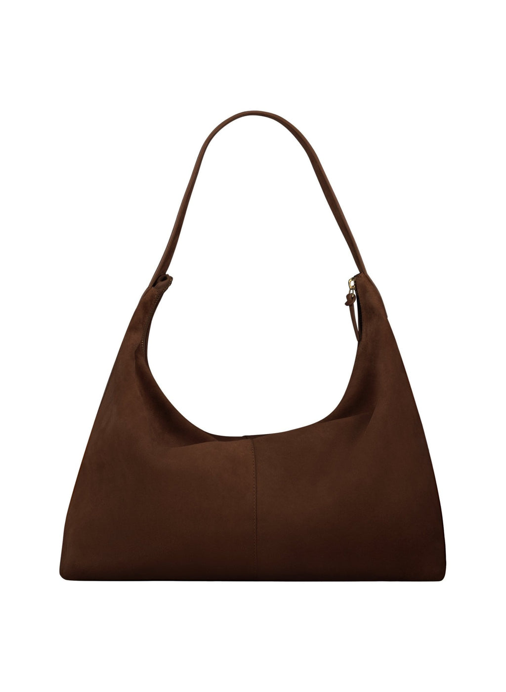 Lynette Suede Tote Bag  - Dark Chocolate Baukjen