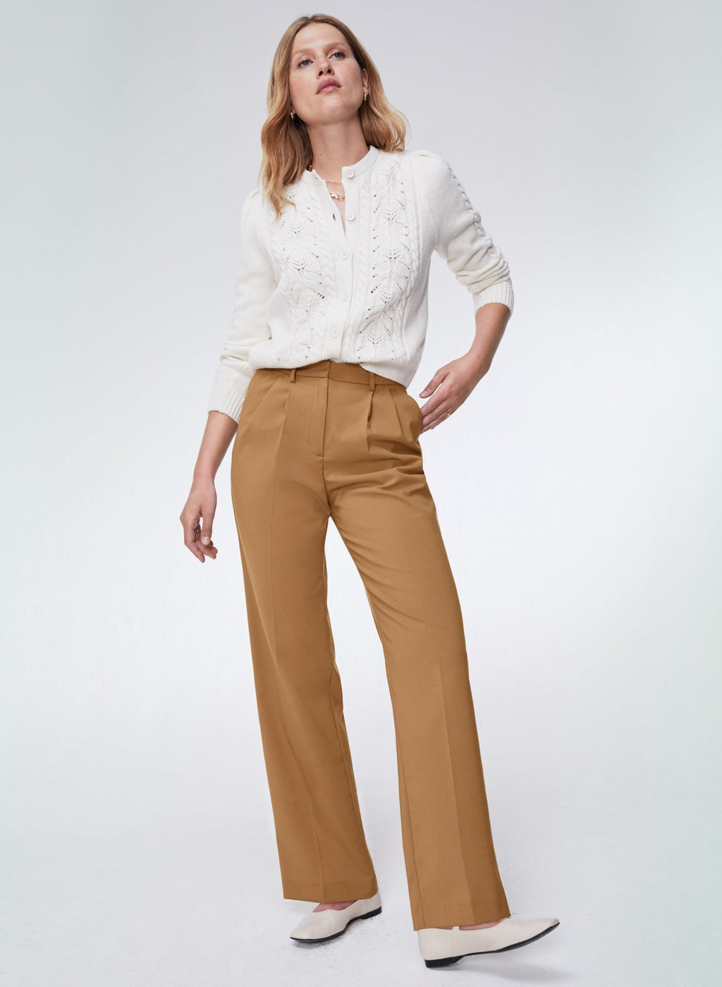 Magnolia Upcycled Trousers - Butterscotch Baukjen