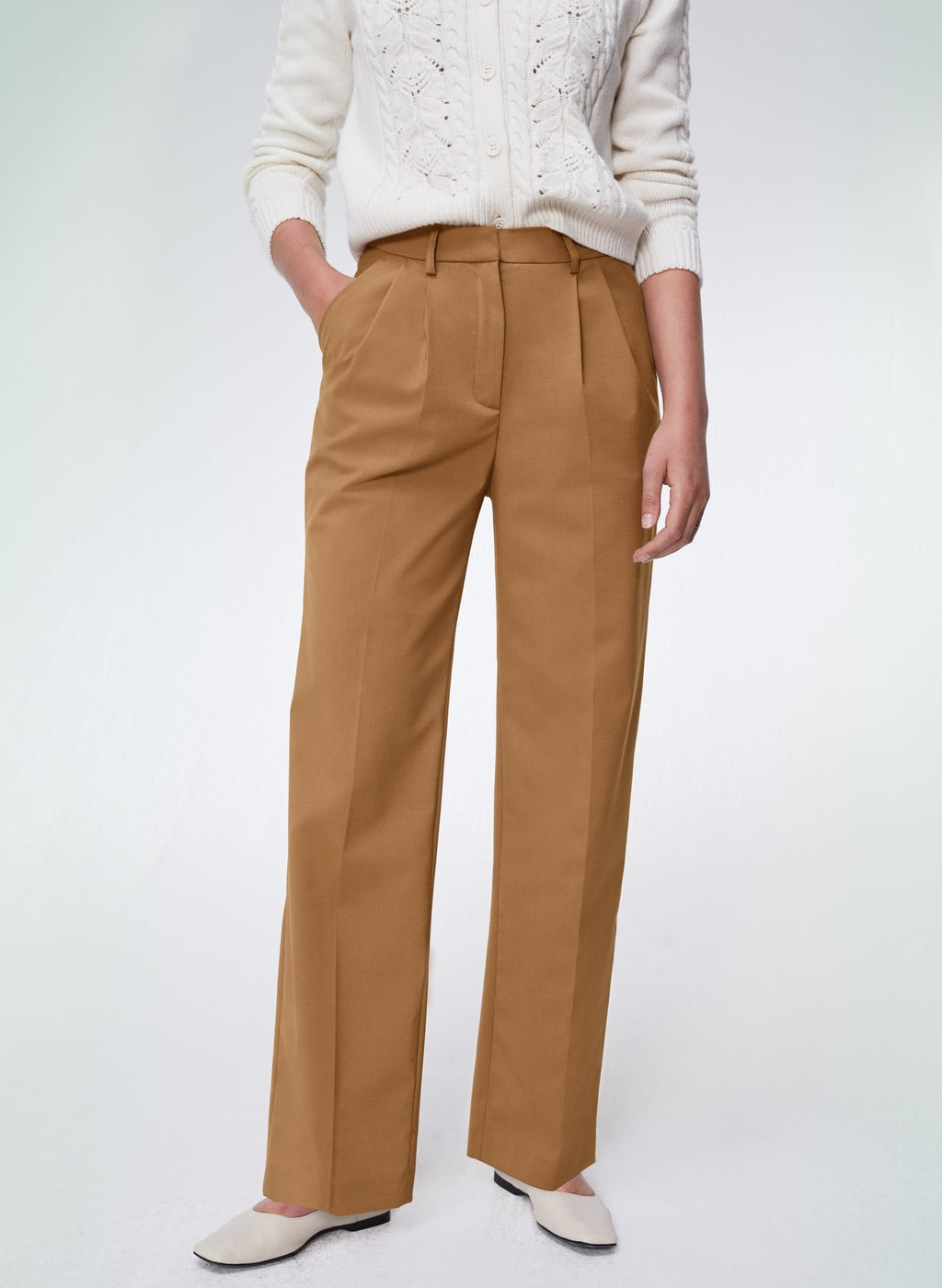 Magnolia Upcycled Trousers - Butterscotch Baukjen