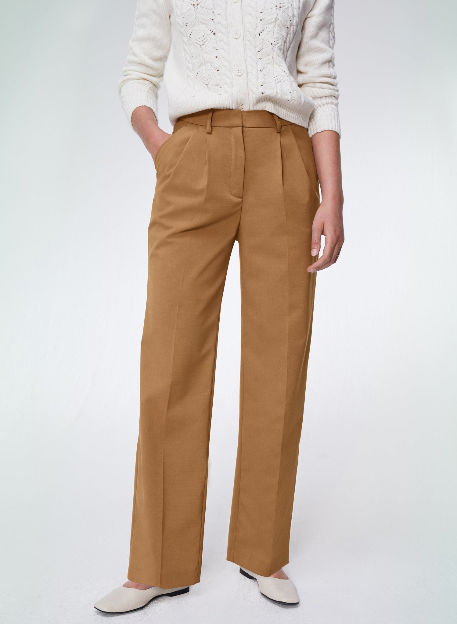 Magnolia Upcycled Trousers - Butterscotch Baukjen