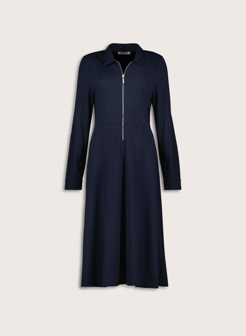 Mariposa Ponte Midi Dress - Classic Navy Baukjen