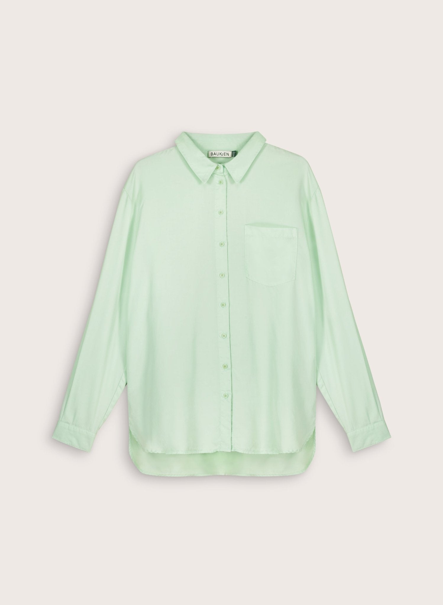 Martyna Relaxed Shirt - Pistachio Baukjen