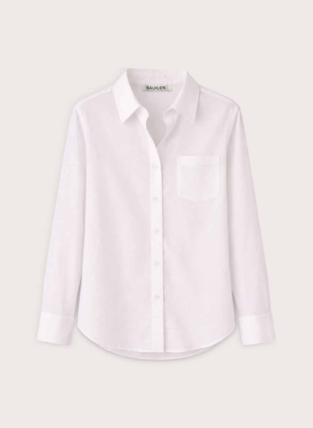 Martyna Relaxed Shirt - Pure White Baukjen