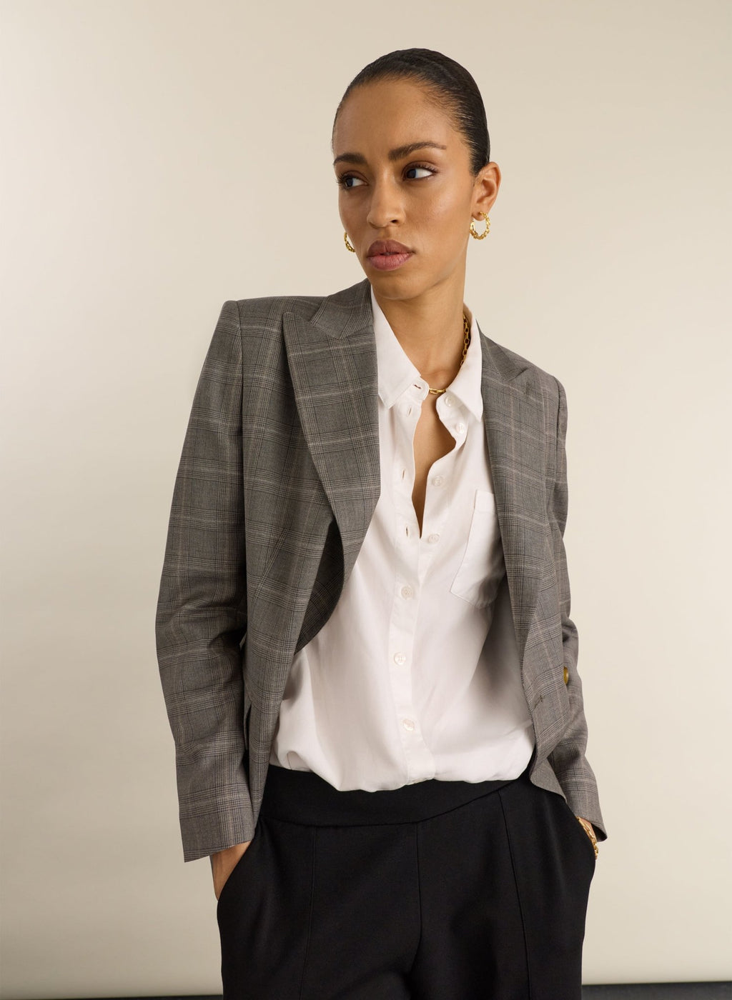 Martyna Relaxed Shirt - Pure White Baukjen