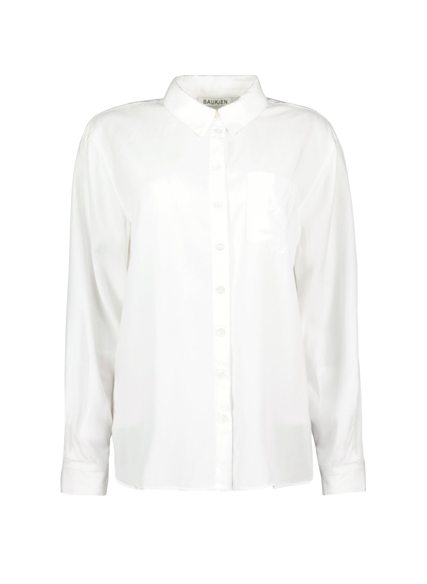 Martyna Relaxed Shirt - Pure White Baukjen