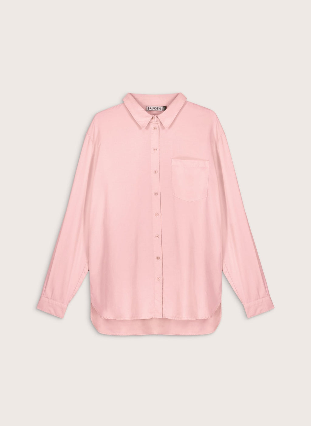 Martyna Relaxed Shirt - Soft Pink Baukjen