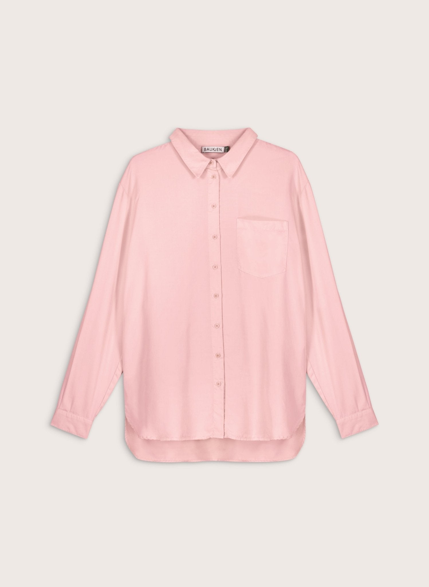 Martyna Relaxed Shirt - Soft Pink Baukjen