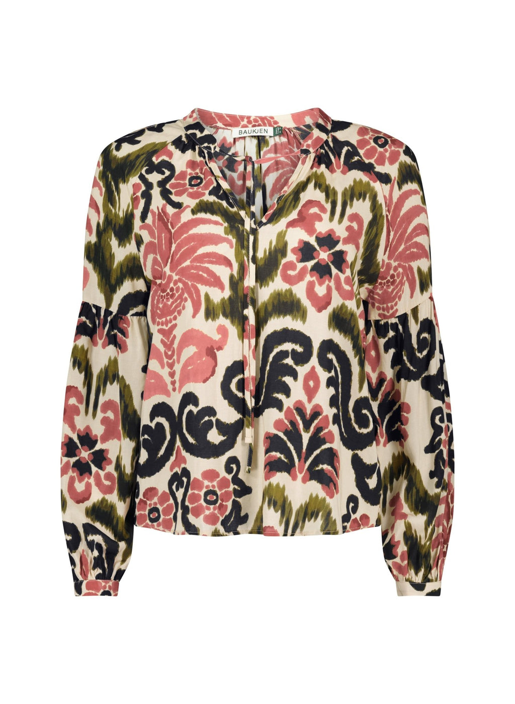 MaryJayne Blouse - Coral Palm Baukjen