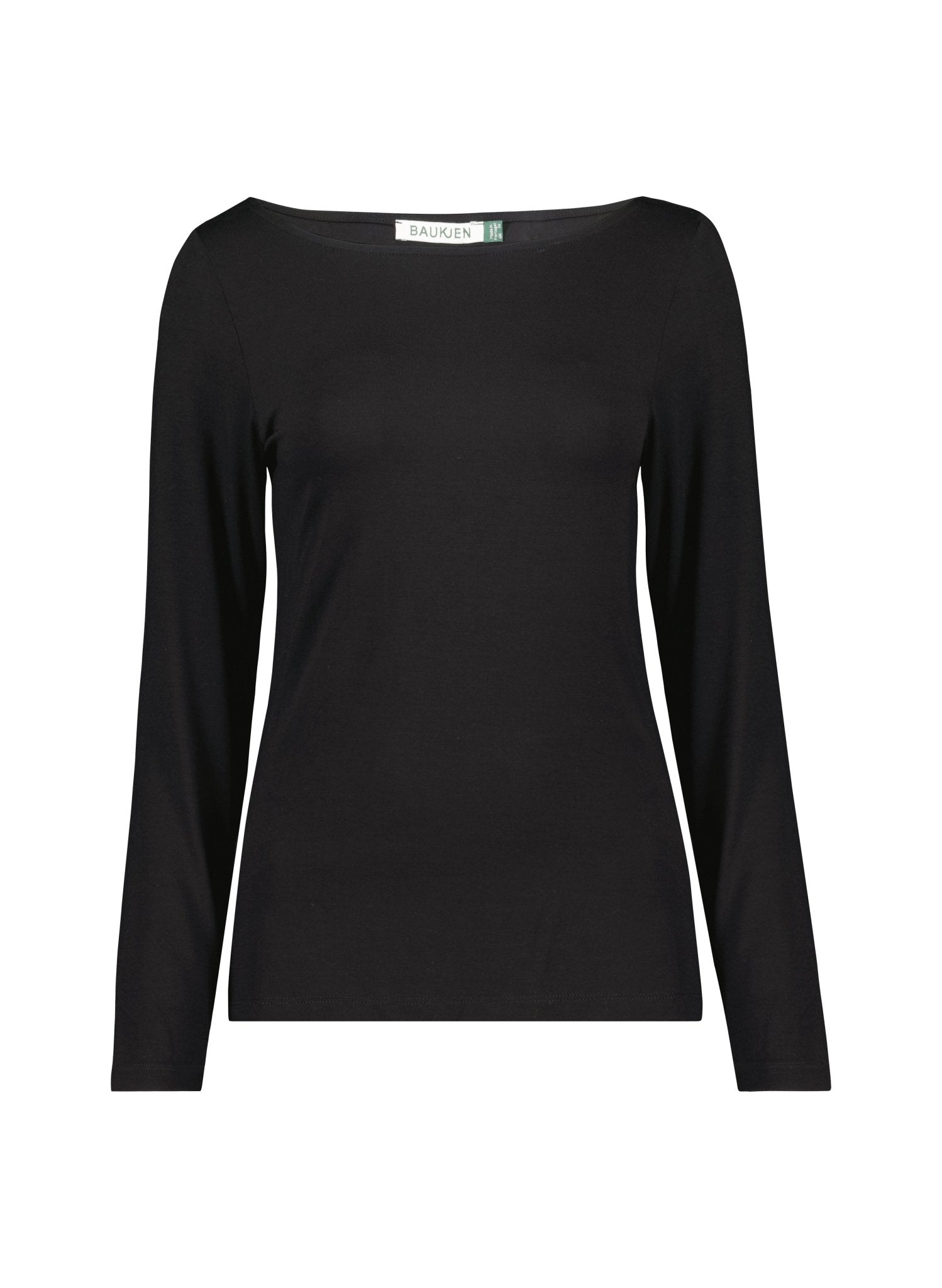 May Boatneck Top - Caviar Black Baukjen