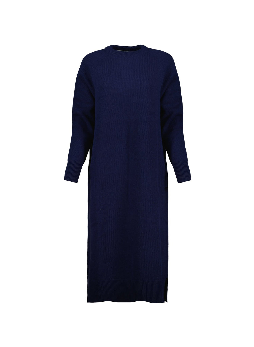 Moll Wool Blend Knitted Dress - Classic Navy Baukjen