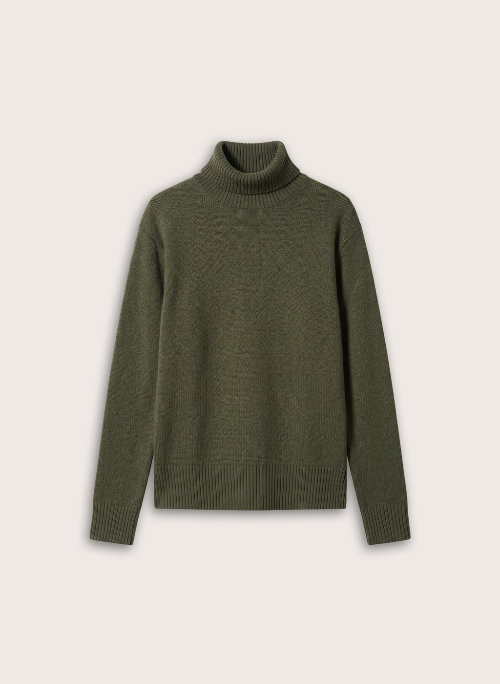 Myrtle Longline Knit Jumper - Deep Khaki Baukjen