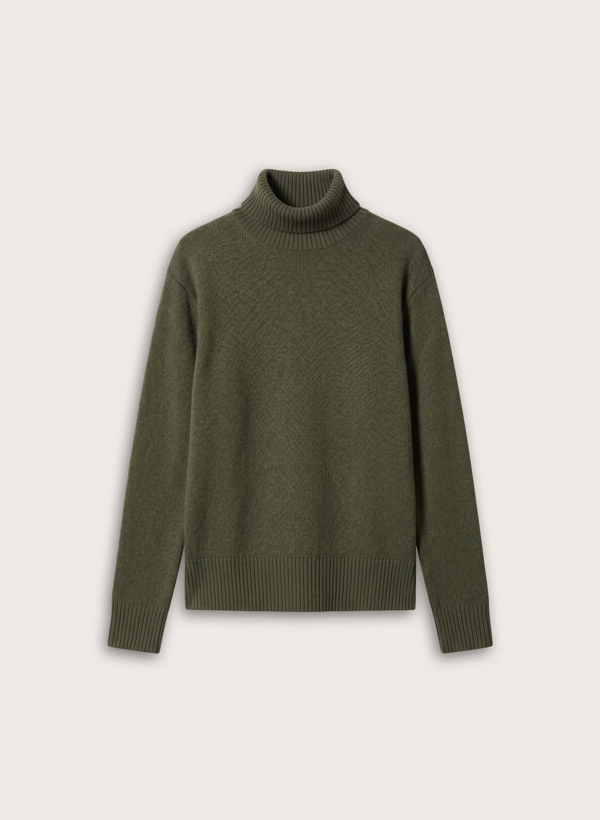 Myrtle Longline Knit Jumper - Deep Khaki Baukjen
