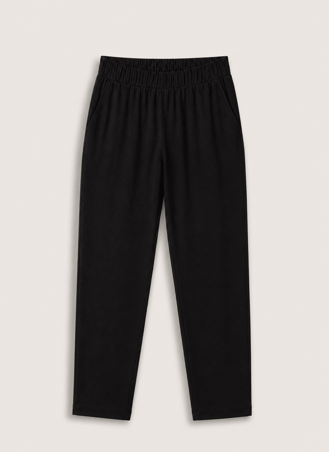 Neath Tapered Trousers - Caviar Black Baukjen