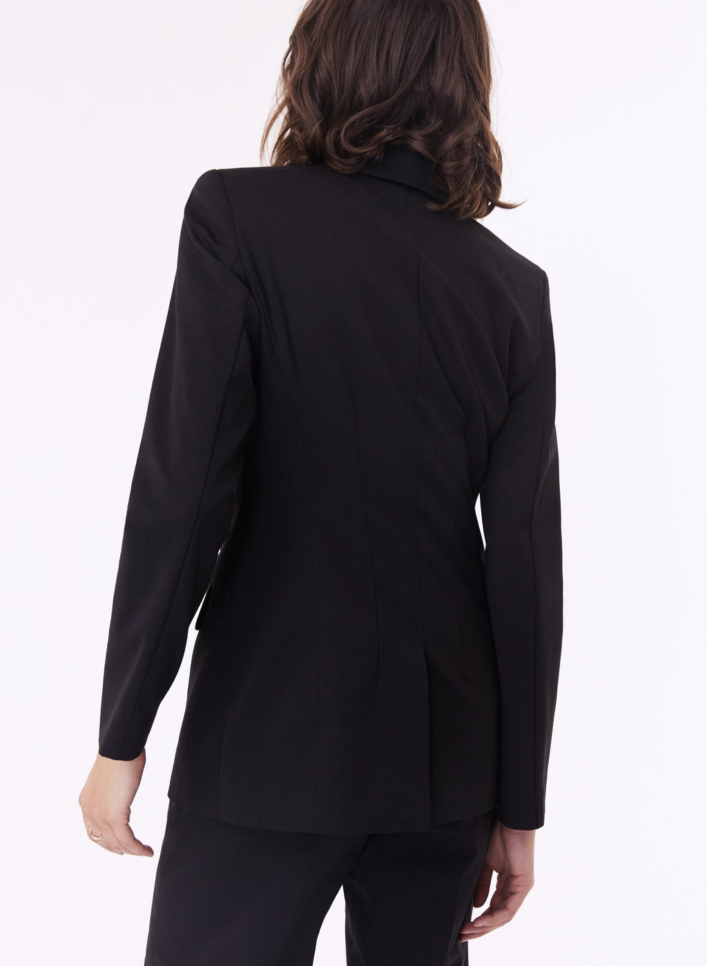 Neve NewLife & Wool Blend Blazer - Caviar Black Baukjen