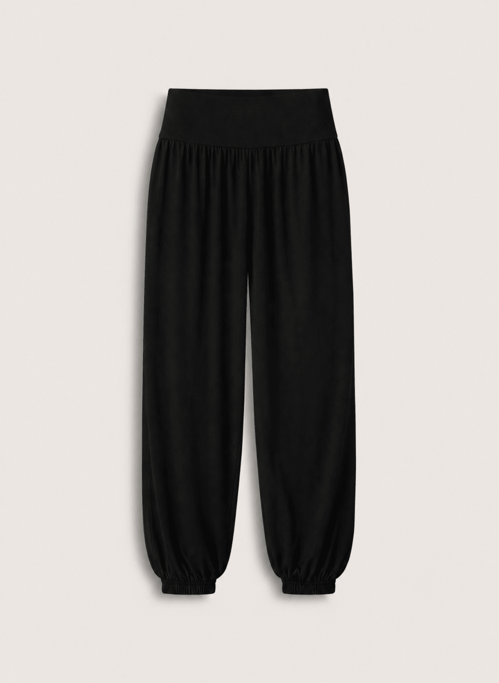 Otis Jersey Balloon Trousers - Caviar Black Baukjen