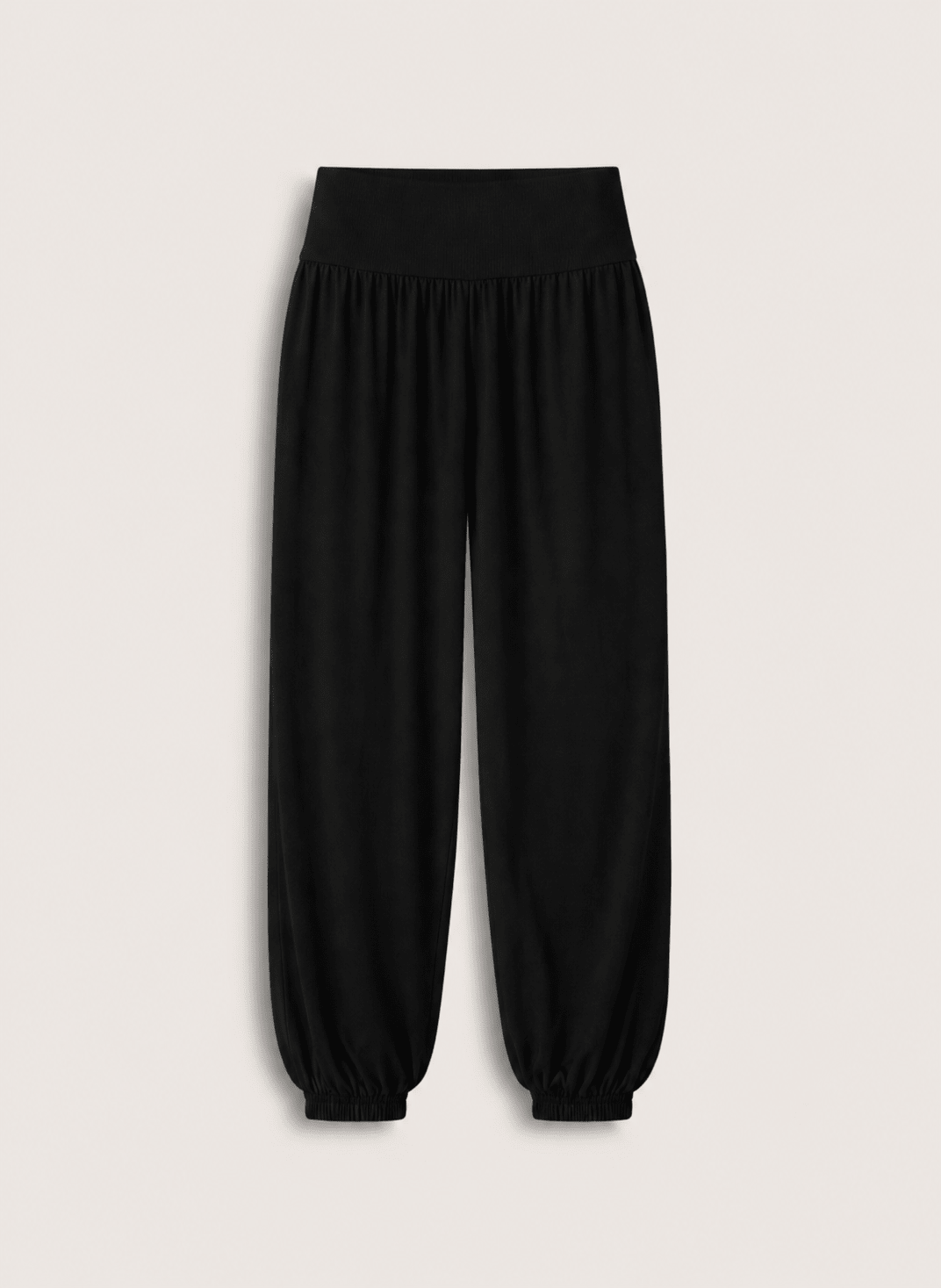 Otis Jersey Balloon Trousers - Caviar Black Baukjen